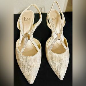 Impo womens gold heels size 11 Medium